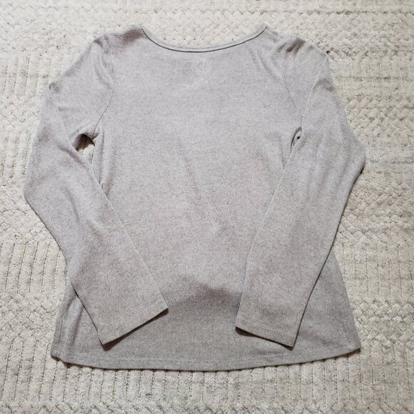 SO Sparkling Snowflakes Long Sleeve Shirt Size 12 - Picture 2 of 10